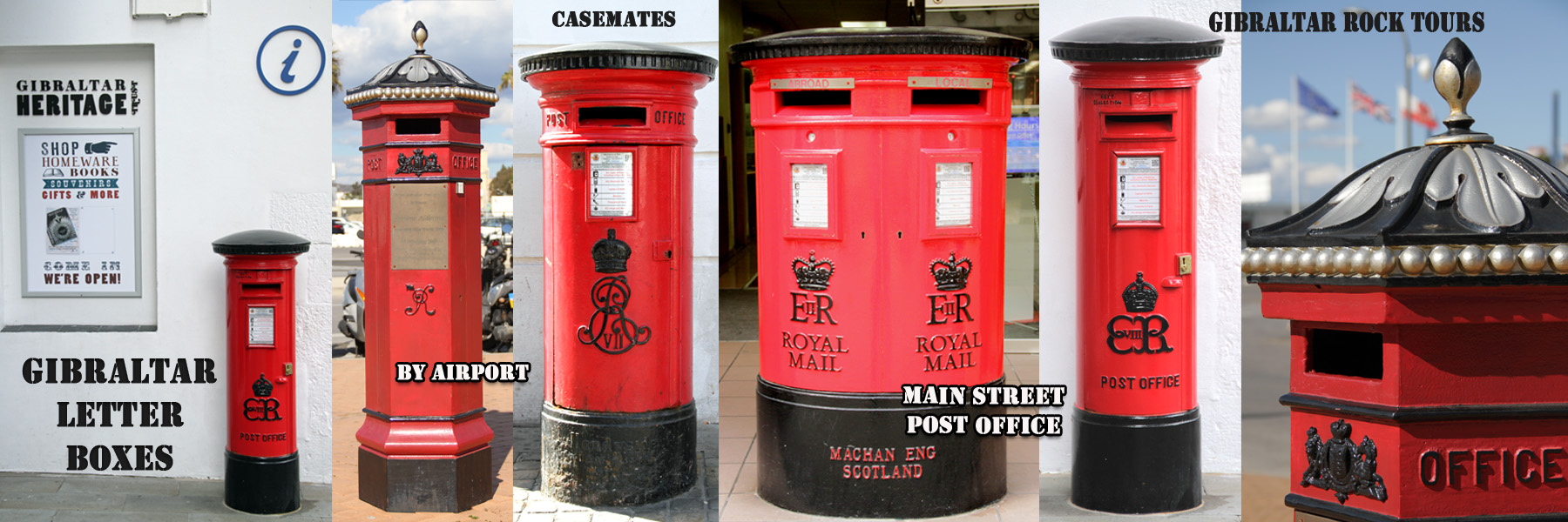 letter boxes